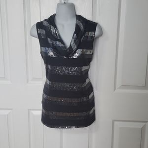 Dressbarn women's embellished top shirt size M